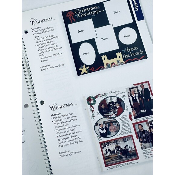 Creative Memories Page Design & Layout Ideas Vol VII Easy Scrapbook Page Designs - Picture 2 of 5